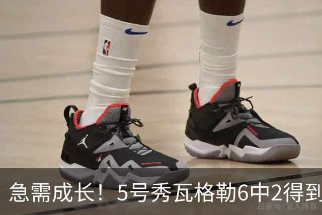 急需成长！5号秀瓦格勒6中2得到11分5板4助1断4失误 罚球6中6